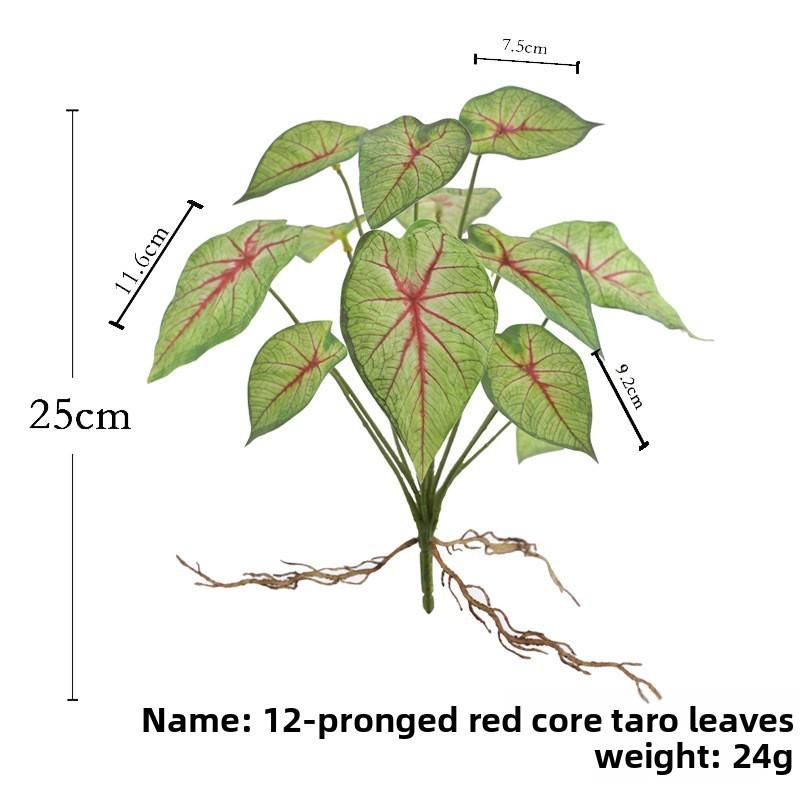 Multiple Green Leaf Plant For Indoor Garden Wall Art And Home Decoration