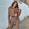 Moda invernale caldo gilet con cerniera Parka donna moda strada colletto alla coreana gilet senza maniche con cerniera cappotto parka in cotone da donna