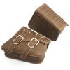 1PC Universal Motorcycle PU Leather Saddlebags Side Tool Pouch Bag Luggage Saddle Bag For Harley Davidson Sportster XL883 XL1200