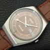 JAPAN VINTAGE SEIKO 5 AUTOMATIC 6309A MENS BROWN COLOR DIAL WATCH a701532-5 R206b-a701532