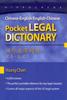 The Chinese-English English-Chinese Pocket Legal Dictionary Book