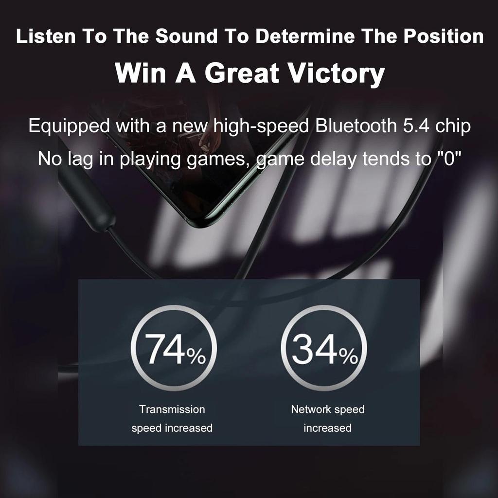 Lenovo ERAZER XE05Max Neckband BT Earbuds Magnetic Wireless In-Ear Headphones with Stereo Microphone IPX5 Waterproof Noise Reduction Sports Headsets