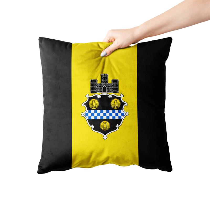 Aertemisi 18'' X 18'' Pittsburgh Pennsylvania Square Throw Pillow Cushion Covers Cases Pillowcases For Sofa 45Cm X 45Cm