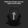 Zaino riflettente per moto Zaino per casco impermeabile Zaino da viaggio di grande capacità