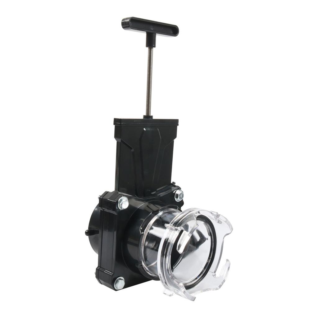 Manual Control 3 Inch Campers Trailer Waste Valves High Strength Plastic Construction Leak Proof Design For Outdoor Use
