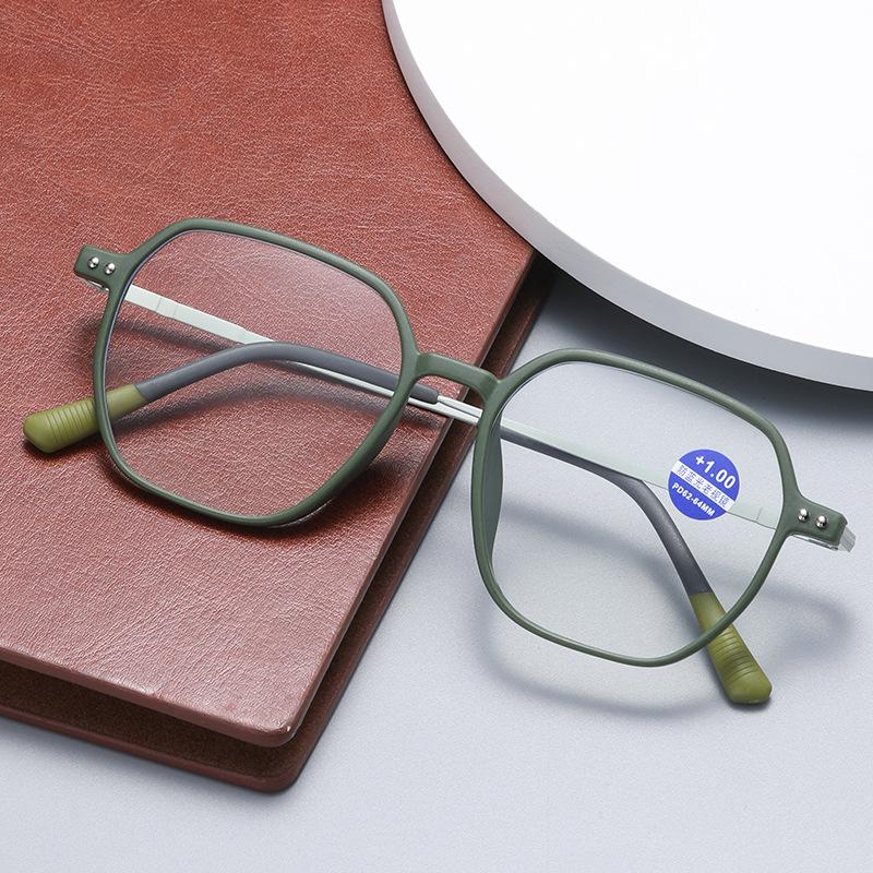 Male Female Fashion Ultralight Reading Spectacles Elegant and Comfortable Design Anti-blue Light Spectacles for Farsightedness +3.5+4.0