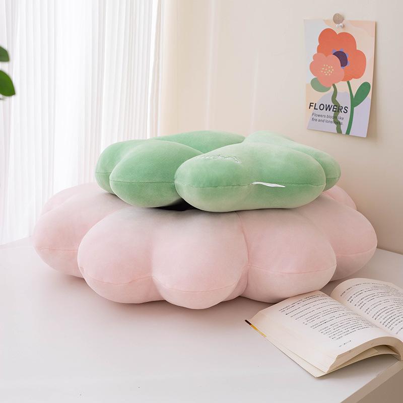 Ins Feng Sakura Falling Leaves Pillow Girl Heart Sofa Cushion Photo Decoration Balancing Window Cushion Tatami Pillow