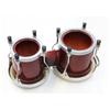 HOSCO Mini Tunable Bongo Red JBG-001R Compact Percussion Instrument