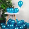 20/50Pcs Versatile Metallic Chrome Silver Grey Balloons High Shine Latex Balloons for All Kinds of Party Supplies