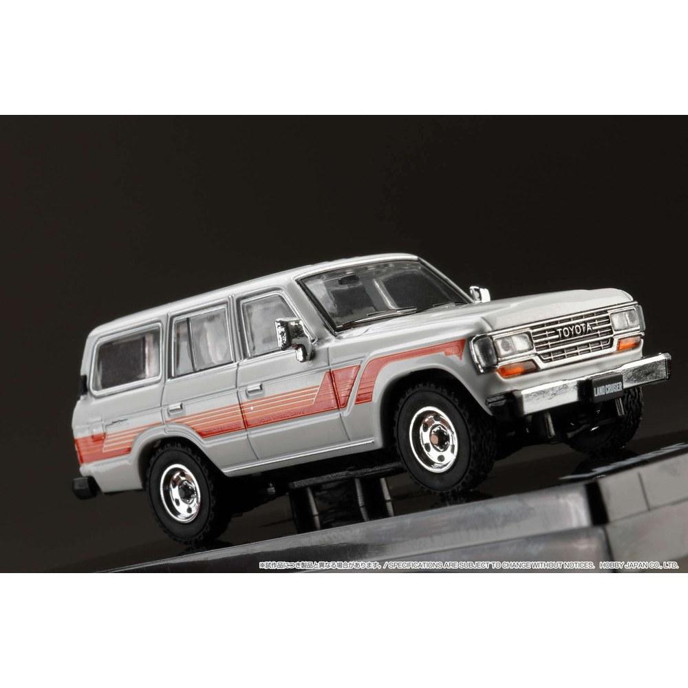 Hobby JAPAN 1/64 Toyota Land Cruiser 60 GX 1988 Finished Product HJ642039BW White Option Side Sticker