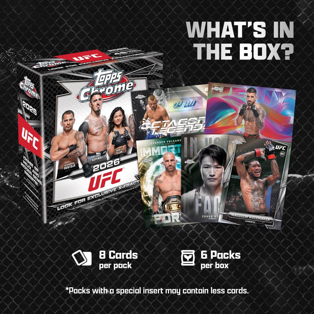 2026 Topps Chrome UFC Mega -