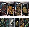 QE7 Chinese Dragon Transparent Phone Case for Samsung Galaxy A04 A04S A14 A23 A34 A54 M23 M33 M52 M53