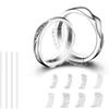 1 Set Rings Adjuster Invisible Clear Spirals Cord Tension Reducer Adjustable Sizes Ring Guard for Men Women Finger Rings