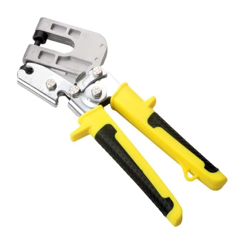 Heavy Duties Steel Framing Hole Punch Plier Tool Featuring Leverages Design For Reduced Effort In Drywalls Installation