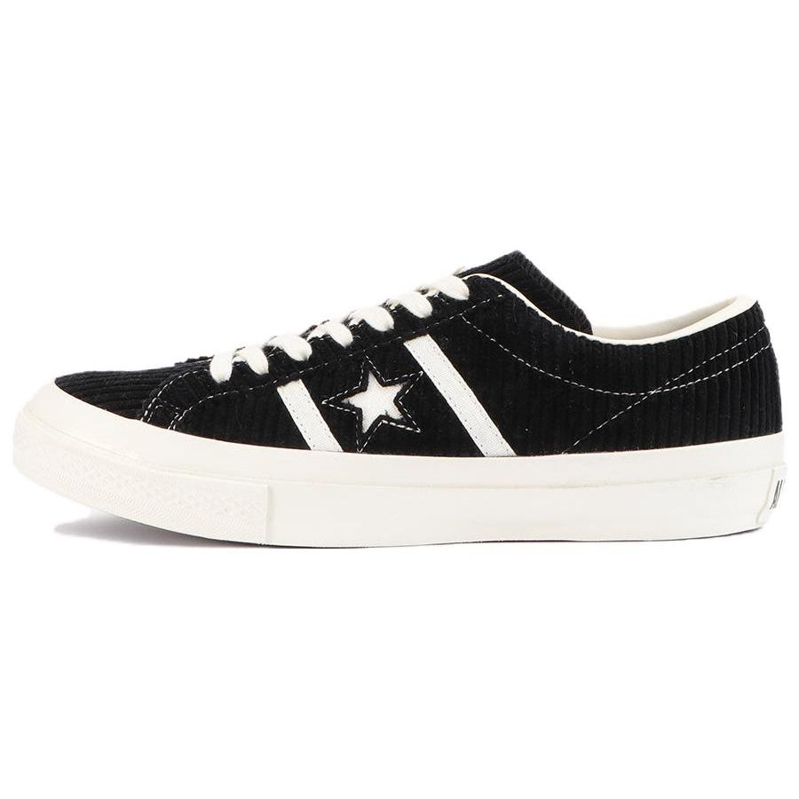

Converse Star And Bars Corduroy Durable Lightweight Low Top Skate Shoes Unisex Sneakers Black 35200431 42