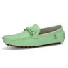 Green Loafers Men Handmade Leather Shoes Casual Driving Flats Slip-On Moccasins Male Dad Mocasines Shoes Zapatos Hombre Size 47