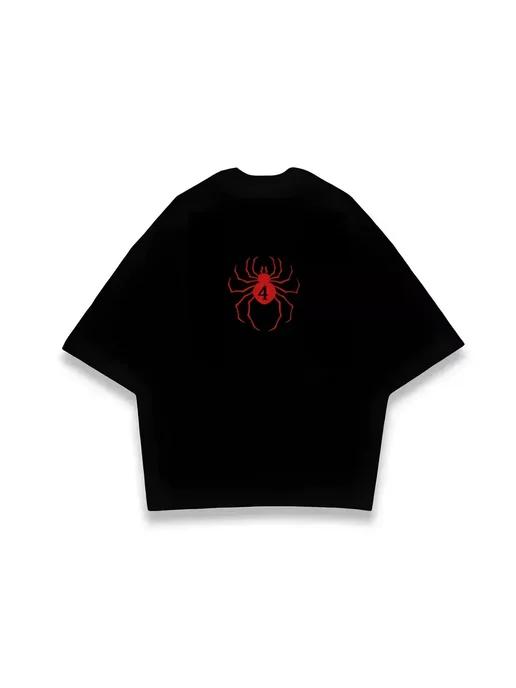 Oversized T-shirt with a print on the back S