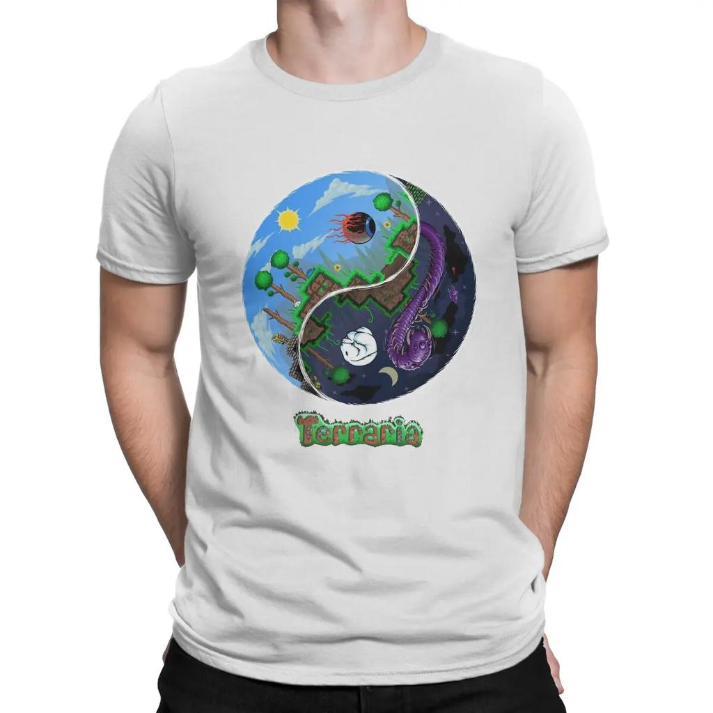 Tag und Nacht Spezial T-Shirt Terrarias Lässiges T-Shirt Neueste Sachen für Männer Frauen