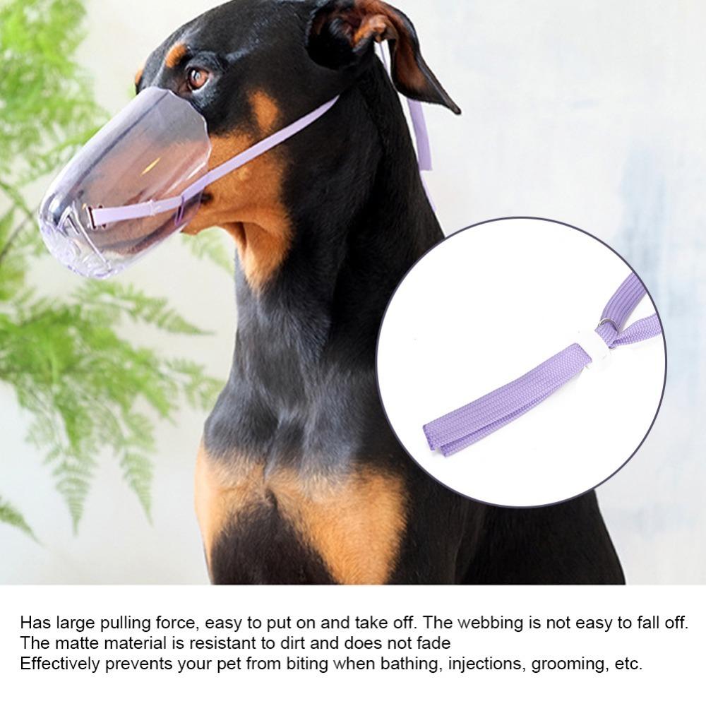 3PCS 3 Sizes Set (S/M/L) Pet Muzzle Breathable Anti Bite Muzzle for Bathing Injections Grooming