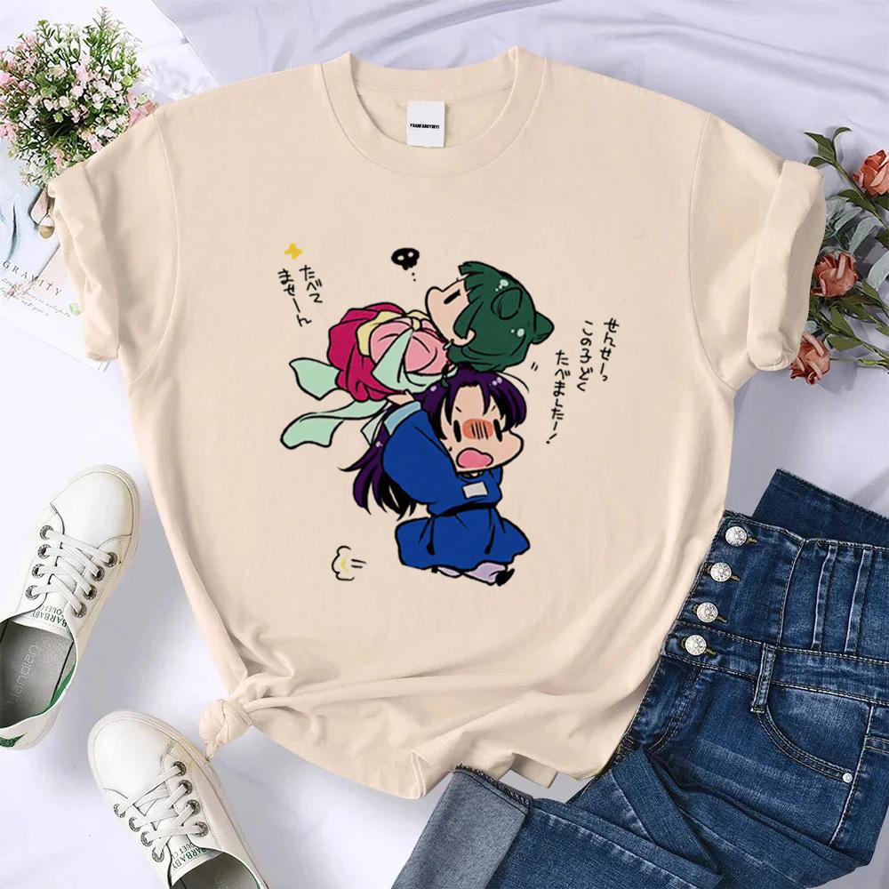 Kusuriya No Hitorigoto T Shirt Teen Digital Punk Graphic Comfortable Graphic Pastel Retro Harajuku Short Sleeve