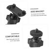 MOLUCKFU 2pcs Bracket Bike Rearview Mirror Support Handlebar Fixture Holder Accessories Mirror Mount Holder Adapter Handlebar Mirror Mount Hole
