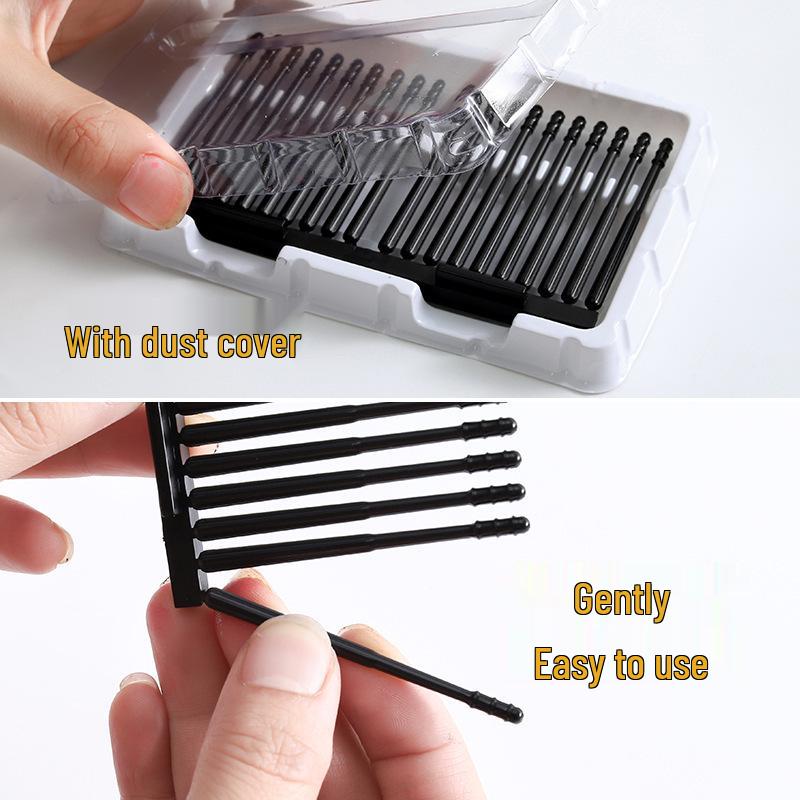 Disposable Earwax Removal Stick - Gentle, Non-Invasive Ear Cleaner with Cotton Swab