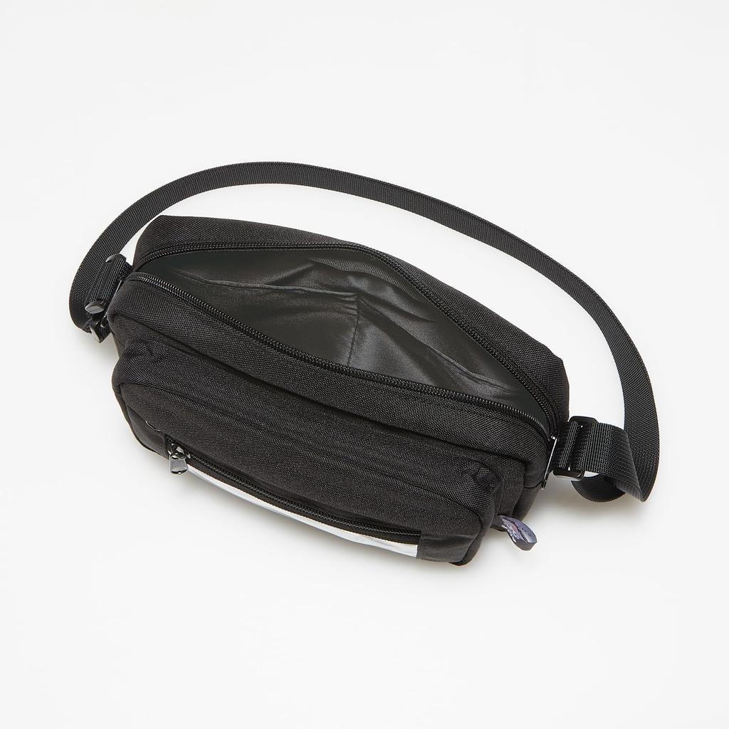 Skater Shoulder Bag with Clear Pocket and Tissue Sanrio Kuromi Pocket, ZSB1-A