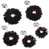 Handmade Wool Hair Tie - Ethnic Style Golden Velvet Flower Headwear, Multi-color Options