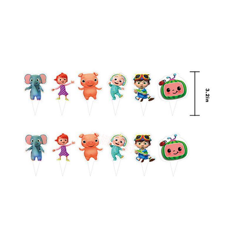 Birthday Kids Theme Party Decor Supplies Banner Caketopper Balloon