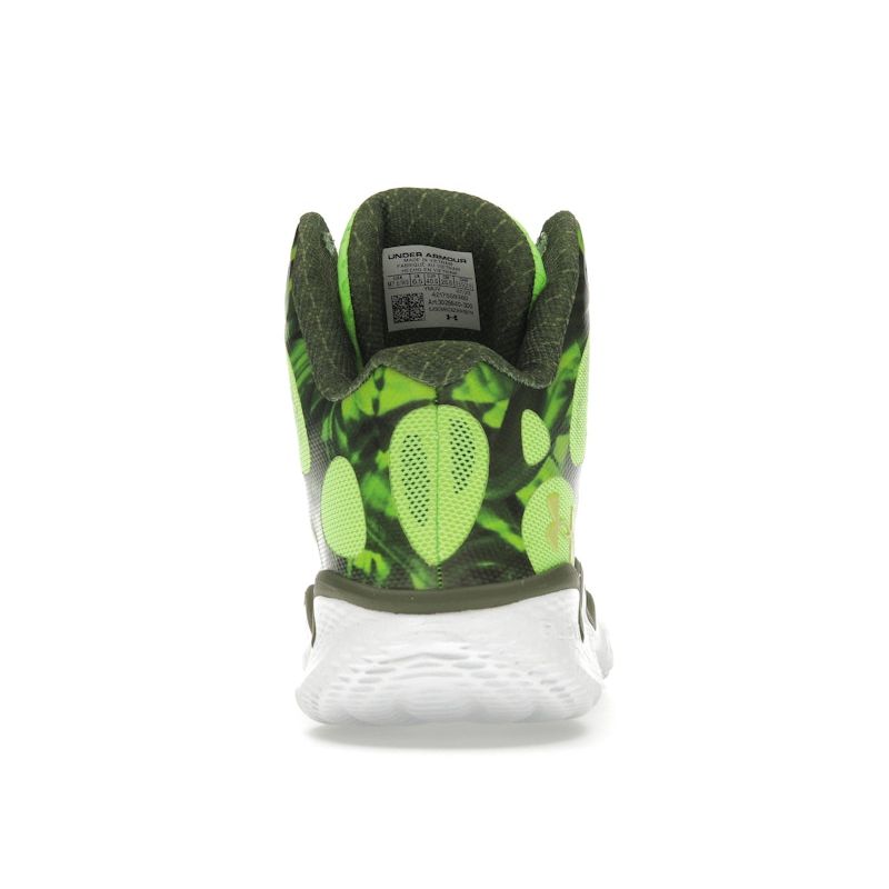 Curry Brand Curry Spawn FloTro Rileys Choice Unisex Sneakers Green Hyper-Green Rough 3026640-300