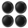 4pz Coprimozzi Centrali Ruota 102mm OD 94mm ID Resistente alla Ruggine Nero Copertura Mozzo Cerchione Veicolo Universale per Auto