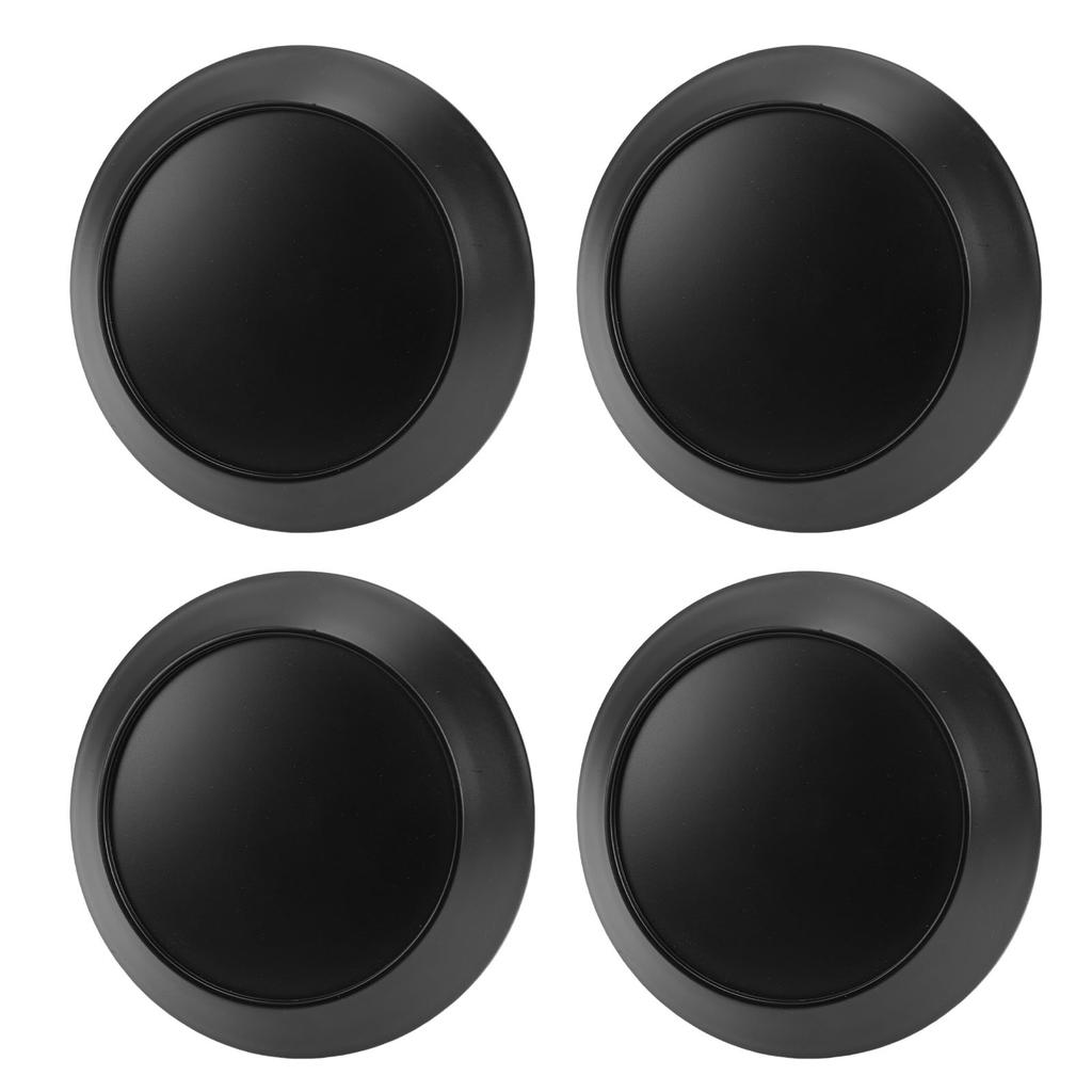 4pz Coprimozzi Centrali Ruota 102mm OD 94mm ID Resistente alla Ruggine Nero Copertura Mozzo Cerchione Veicolo Universale per Auto
