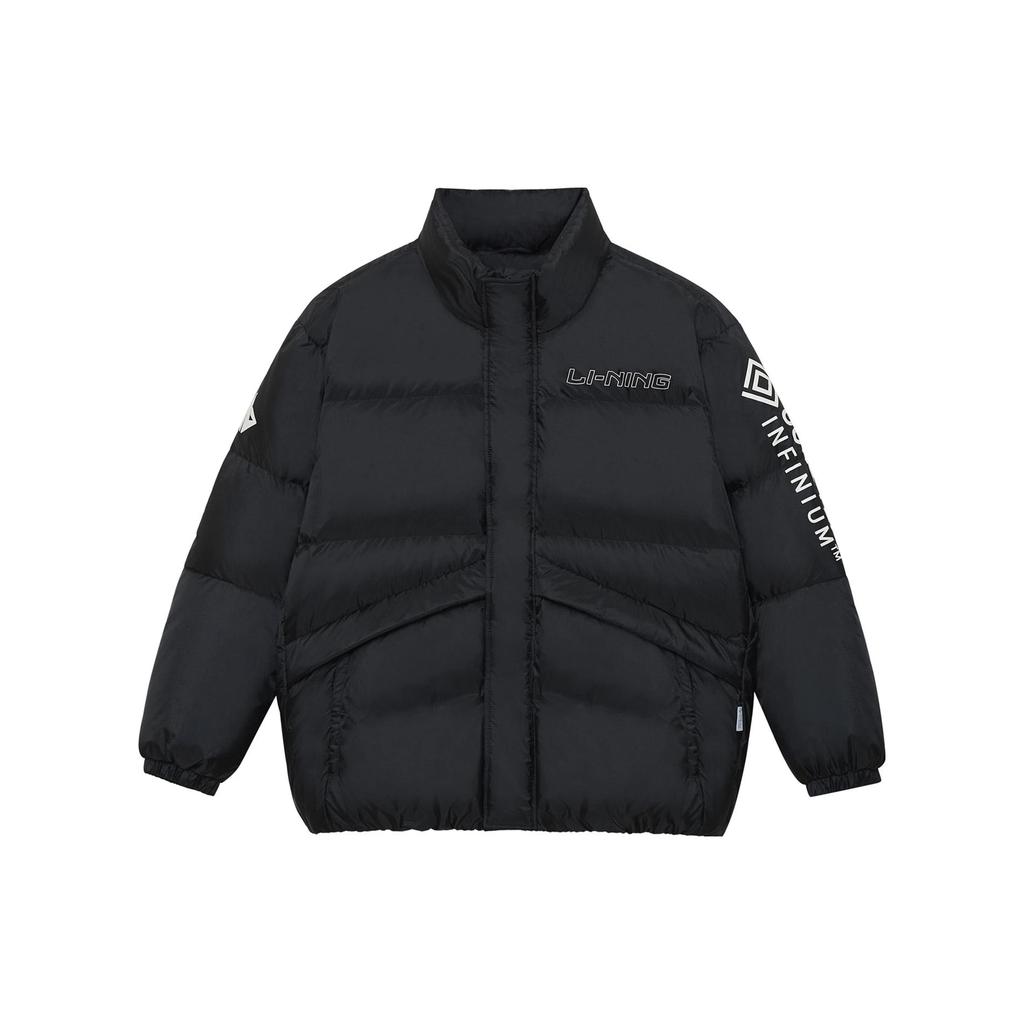 Li Ning Professionelle Basketball Kollektion Daunenjacke Herren Schwarz AYMS243-1