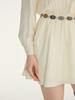 Sinseuden Cream Ruffle Mini Dress