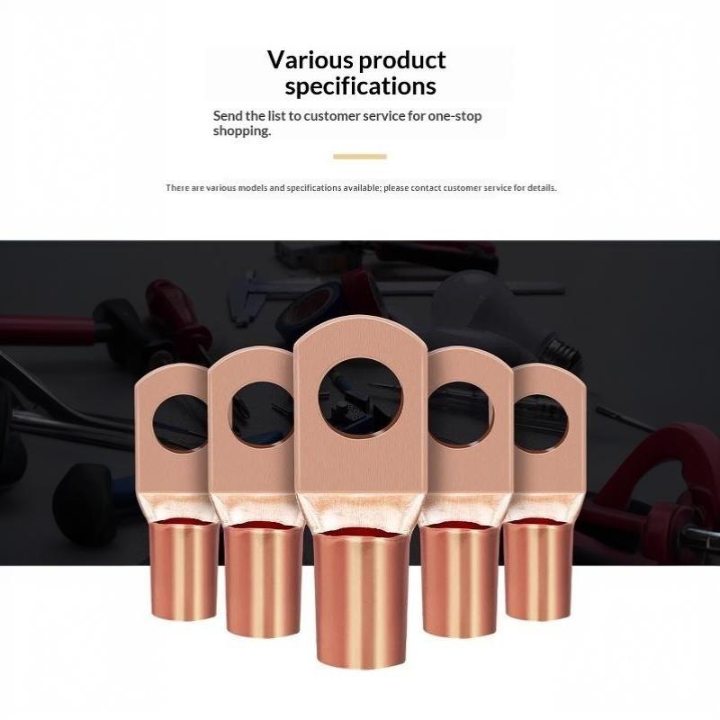 Cd Copper Lug Ring Wire Connectors Bare Cable Electric Crimp Terminal Sc4-6 Sc6-6 Sc6-8 Sc10-6 Sc16-6 Sc16-8 Sc25-8