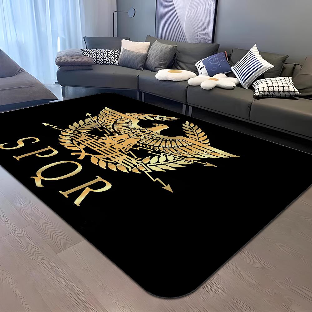 Roman SPQR Printed Floor Mat Rectangle Anti-slip Home Soft Badmat Front Door Indoor Outdoor Mat Modern Home Decor