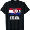 Croatia Flag Jersey Croatian Soccer Team Croatian T-Shirt(1)