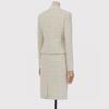 Win Luxury Tweed Collarless Jacket + Skirt Set