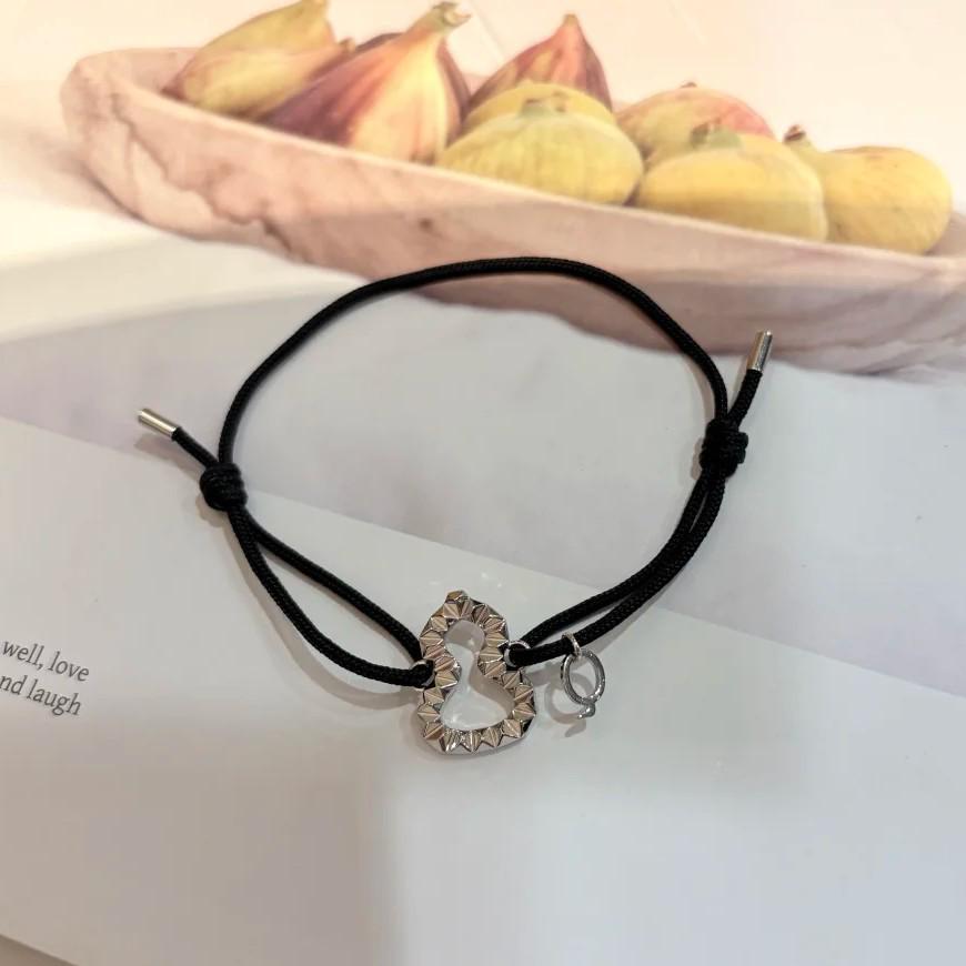 Luxury Women's Gourd Bracelet: Silver-Gilt, Mother-of-Pearl, Agate Jewelry, Unique Bangle, Handcrafted Design.