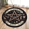 Cartoon Magic Round Carpet Sophisticated Floor Decor Mat for Living Room Bedroom Balcony Stylish Rug Hotel Decorative Carpet