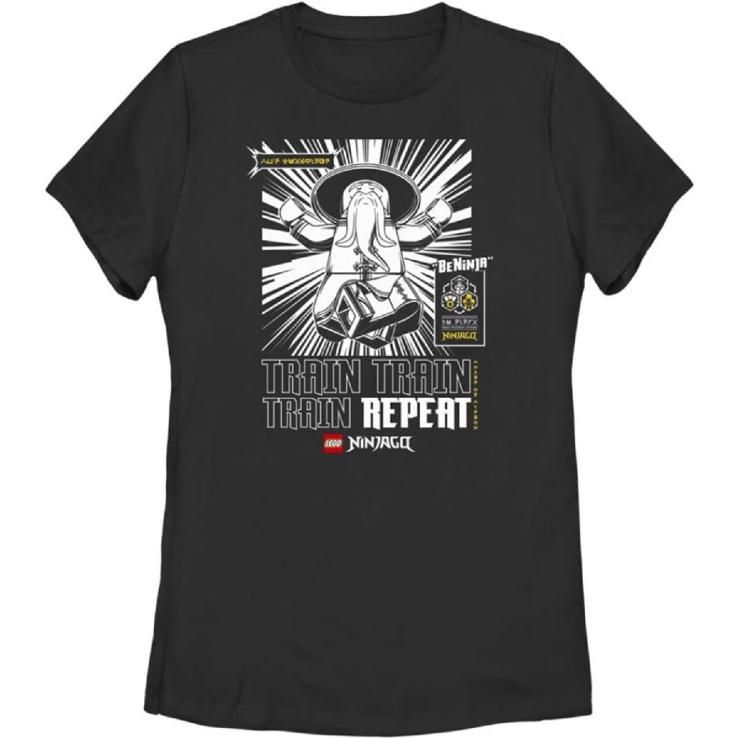 Fifth Sun Футболка с коротким рукавом Lego Ninjago Поезд Повтор Женская S