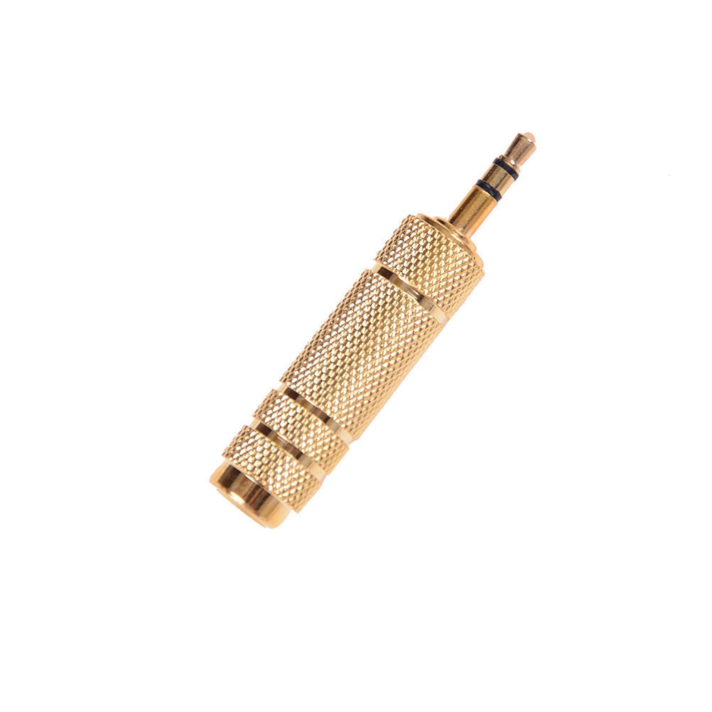 3.5Mm Male To 6.5Mm Female Jack Plug Stereo Microphone Audio Adapter Converter