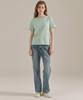 BASIC HOUSE Women'S Premium 40-Count Round Neck Short Sleeve T-Shirt Mint Lats0211
