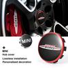 4Pcs 54MM 56MM Car Logo Wheel Center Hub Stickers Accessories For MINI One Cooper JCW Countryman Clubman Cabrio Paceman Coupe
