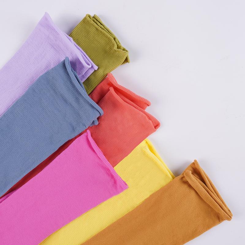 10 Pairs Women's Comfortable Middle Tube Socks Candy Color Sweet Breathable Socks