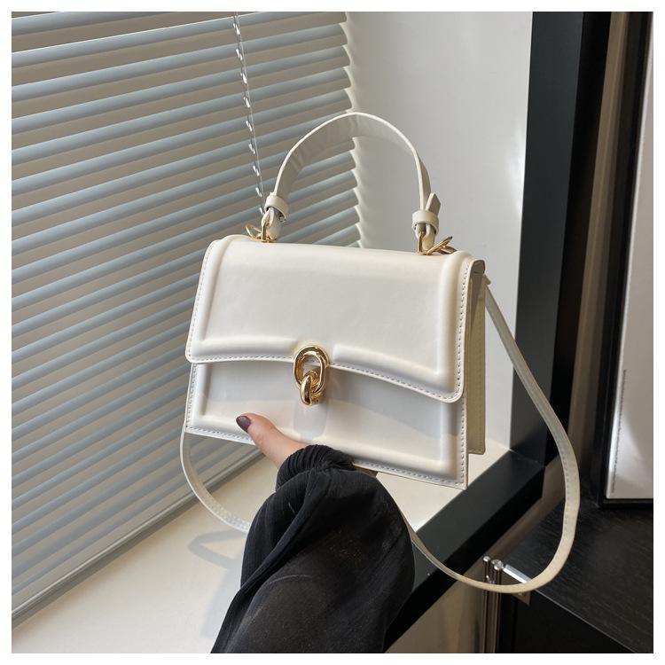 

Трендовая женская модная маленькая квадратная сумка через плечо и кроссбоди 2024 белый