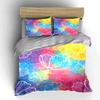 Colorful Floral Three-Piece Decorative Set  Kid'S And Adults' Bedroom Decor, Exquisite Three-Piece Bedding Set Gift