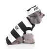 Yousheng Dog Costume Pet Dress Up Prisoner Samurai Godfather Apparel Halloween Cosplay Party Outfit for Small Medium Dogs