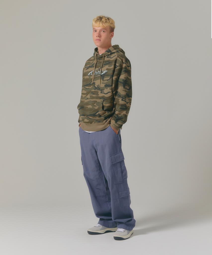 3D Metallic Logo Hoodie Camo