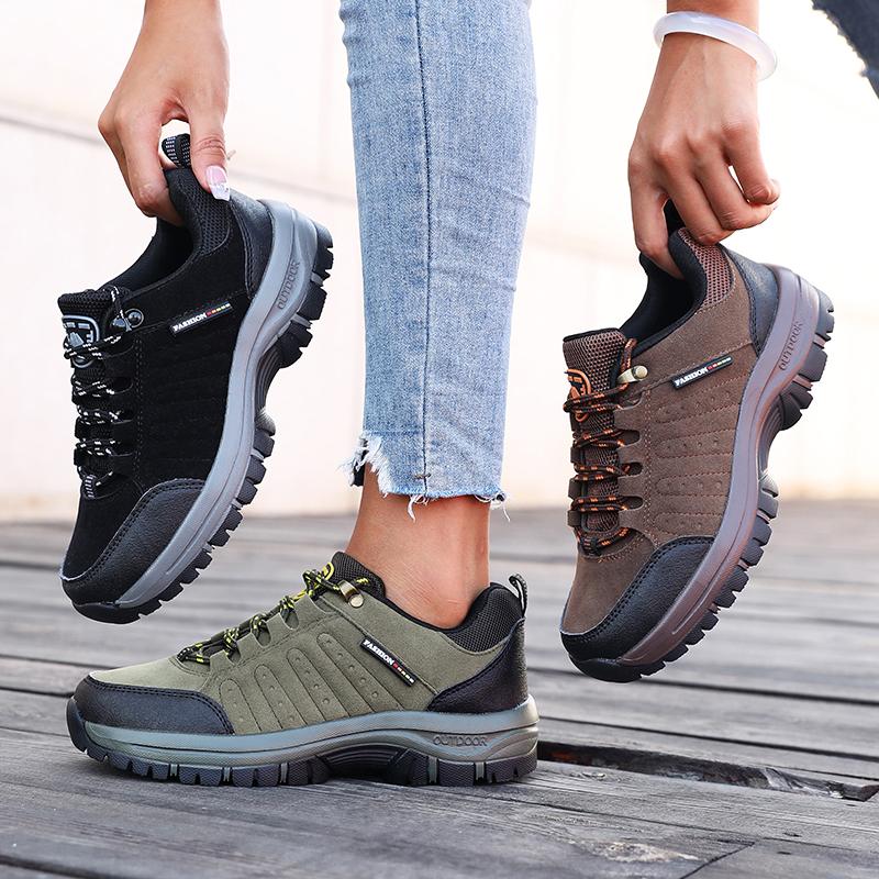 Hiking Shoe Outdoor Retro SuedeTactical Platform Women's Sneakers Spring Autumn New Anti Slip Mountaineering Camping Shoes